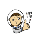 crazy astronaut（個別スタンプ：35）