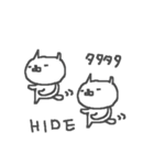 <ひでさん>基本セット Hide cute cat（個別スタンプ：8）