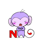 ふじいろもんきー パープォくん（個別スタンプ：9）