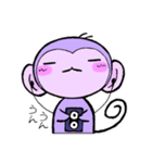 ふじいろもんきー パープォくん（個別スタンプ：10）
