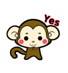 BonBon Cat and JumpJump Monkey（個別スタンプ：28）