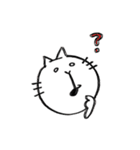 白目ねこのメジロちゃん（個別スタンプ：3）