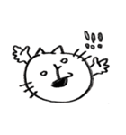 白目ねこのメジロちゃん（個別スタンプ：4）