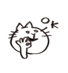 白目ねこのメジロちゃん（個別スタンプ：5）