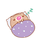 Brownball - Chocolate Mochi Cat（個別スタンプ：17）