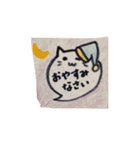 ふきだしのようなネコ（個別スタンプ：2）