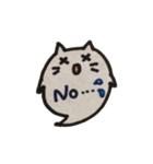 ふきだしのようなネコ（個別スタンプ：17）
