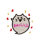ふきだしのようなネコ（個別スタンプ：24）