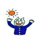 猫の中学生（個別スタンプ：2）