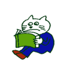 猫の中学生（個別スタンプ：12）