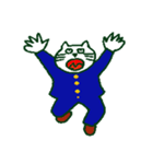猫の中学生（個別スタンプ：13）