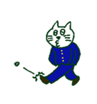 猫の中学生（個別スタンプ：14）
