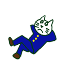 猫の中学生（個別スタンプ：15）