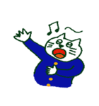 猫の中学生（個別スタンプ：22）