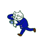 猫の中学生（個別スタンプ：30）