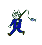 猫の中学生（個別スタンプ：31）