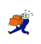 猫の中学生（個別スタンプ：32）
