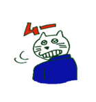 猫の中学生（個別スタンプ：34）