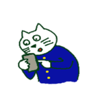 猫の中学生（個別スタンプ：36）