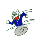 猫の中学生（個別スタンプ：39）