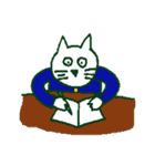 猫の中学生（個別スタンプ：40）