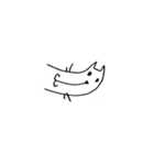 わりと長いネコ（個別スタンプ：4）