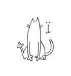 わりと長いネコ（個別スタンプ：9）