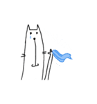 わりと長いネコ（個別スタンプ：23）