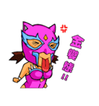 Mr.Wrestling ＆ Miss Pink（個別スタンプ：21）