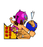 Mr.Wrestling ＆ Miss Pink（個別スタンプ：35）