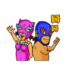 Mr.Wrestling ＆ Miss Pink（個別スタンプ：36）