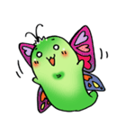 ほっこりあおむし♪（個別スタンプ：1）