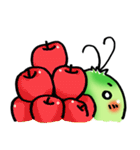 ほっこりあおむし♪（個別スタンプ：2）