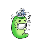ほっこりあおむし♪（個別スタンプ：30）