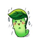 ほっこりあおむし♪（個別スタンプ：34）