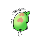 ほっこりあおむし♪（個別スタンプ：36）