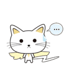 The girl and the cat（個別スタンプ：30）