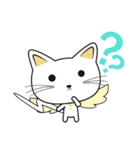 The girl and the cat（個別スタンプ：32）