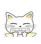The girl and the cat（個別スタンプ：37）