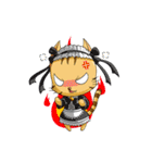 Tiger Cat ＆ White Dog（個別スタンプ：10）