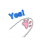 Tiger Cat ＆ White Dog（個別スタンプ：14）