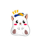Tiger Cat ＆ White Dog（個別スタンプ：38）