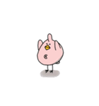 使える！？でべそなトリ。（個別スタンプ：9）