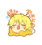 くまもちのもちもちすたんぷ（個別スタンプ：1）