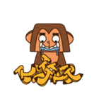 Crazy Crazy Monkey（個別スタンプ：1）