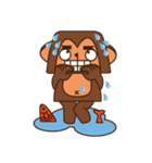 Crazy Crazy Monkey（個別スタンプ：9）