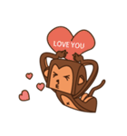 Crazy Crazy Monkey（個別スタンプ：11）