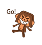Crazy Crazy Monkey（個別スタンプ：15）
