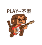 Crazy Crazy Monkey（個別スタンプ：27）