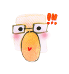 Mr.square glasses（個別スタンプ：19）